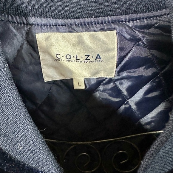 C.O.L.Z.A super sophisticated factory velour floral embroidered puffer jacket - Picture 2 of 14
